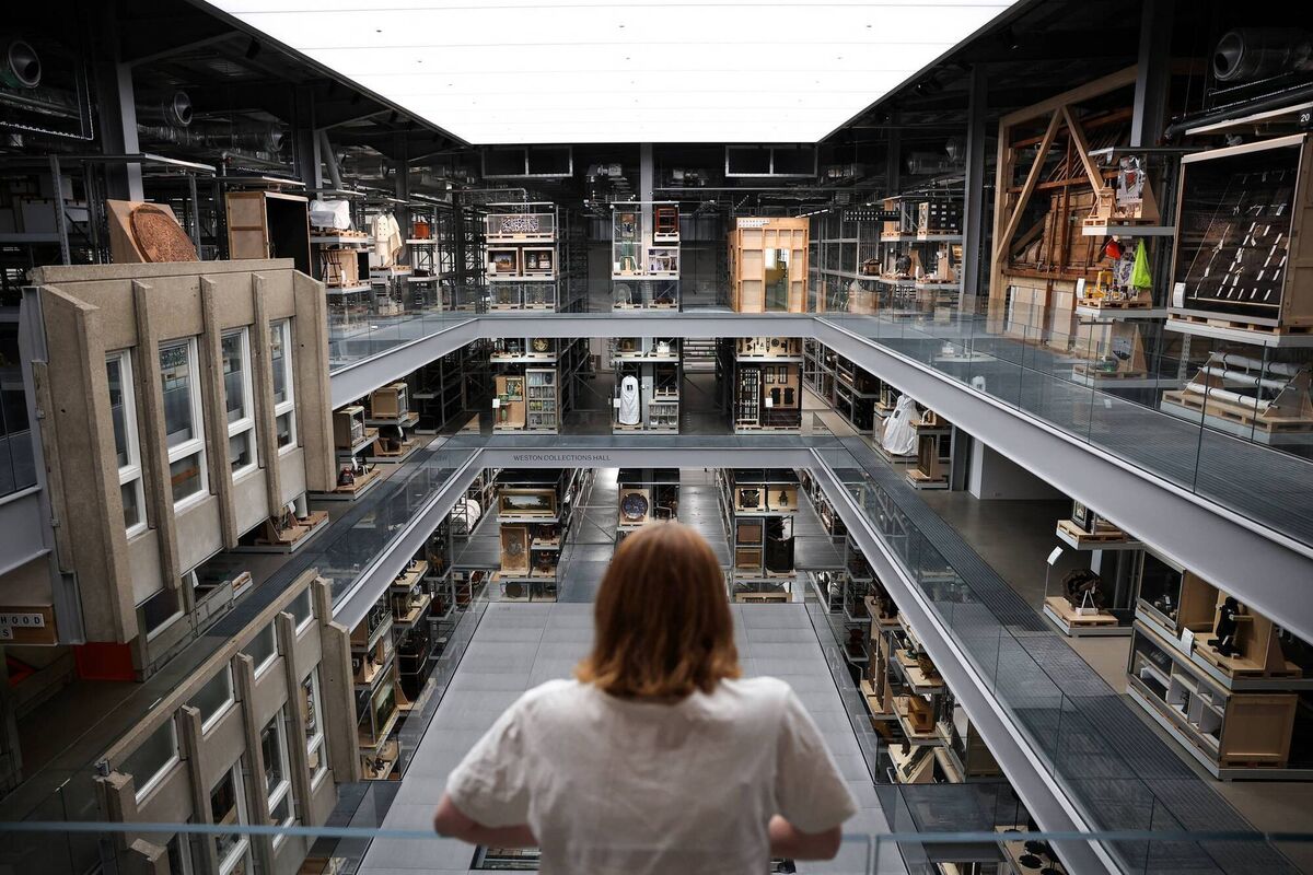 The new V&A East Museum, in East London. Picture: Henry Nicholls/AFP The new V&A East Museum, in East London. Picture: Henry Nicholls/AFP