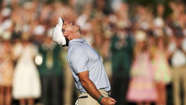 <p>AUGUSTA, GEORGIA - APRIL 12: Rory McIlroy of Northern Ireland celebrates winning the 2026 Masters Tournament on the 18th green at Augusta National Golf Club on April 12, 2026 in Augusta, Georgia. (Photo by Andrew Redington/Getty Images)</p>