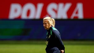 <p>WOMEN'S WORLD: Ireland head coach Carla Ward in Gdansk. Pic: ©INPHO/Ryan Byrne.</p> <p>WOMEN'S WORLD: Ireland head coach Carla Ward in Gdansk. Pic: ©INPHO/Ryan Byrne.</p>