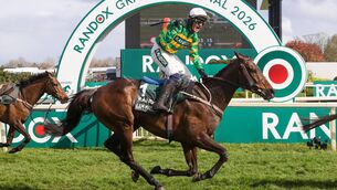 <p>TO THE MAX: I Am Maximus and Paul Townend win the Randox Grand National again - Photo: Grossick Racing, Racing Post</p> <p>TO THE MAX: I Am Maximus and Paul Townend win the Randox Grand National again - Photo: Grossick Racing, Racing Post</p>