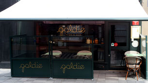 <p>Goldie on Oliver Plunkett Street: It is alleged defendant took a table from outside the premises and used it to smash the glass door. Picture: Larry Cummins</p>