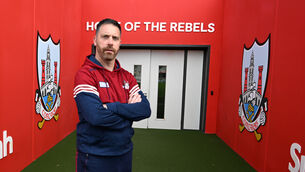<p> Ronan Curran of the Cork Senior hurling management team at SuperValu Pairc Ui Chaoimh. Picture: Larry Cummins</p>