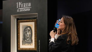 The Picasso painting was won in a charity raffle (Michel Euler)