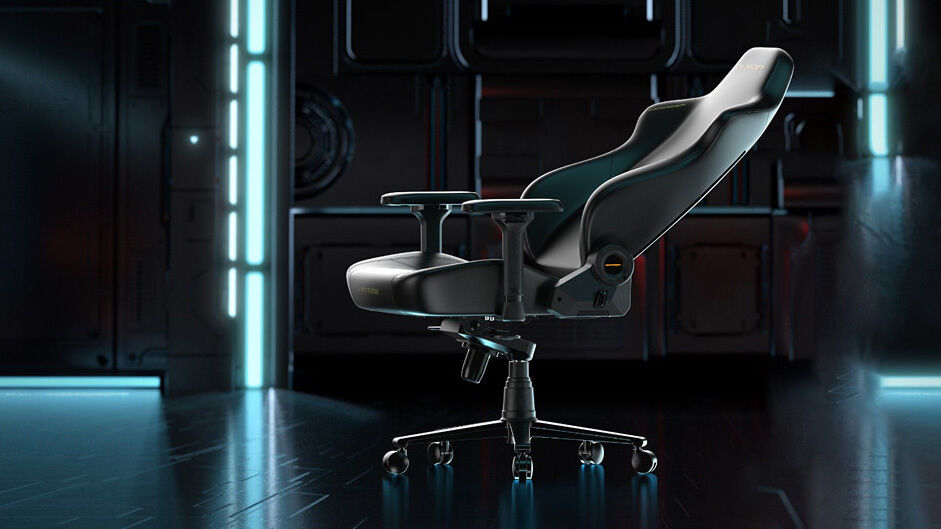 Heated seat in winter, ventilation in summer, this chair quietly adapts to how you work and relax. Picture: DXRacer.