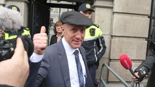 <p> 14/04/2026 Minister of State at the Department of Agriculture, Food and the Marine Michael Healy-Rae TD at Leinster House today.</p> <p> 14/04/2026 Minister of State at the Department of Agriculture, Food and the Marine Michael Healy-Rae TD at Leinster House today.</p>