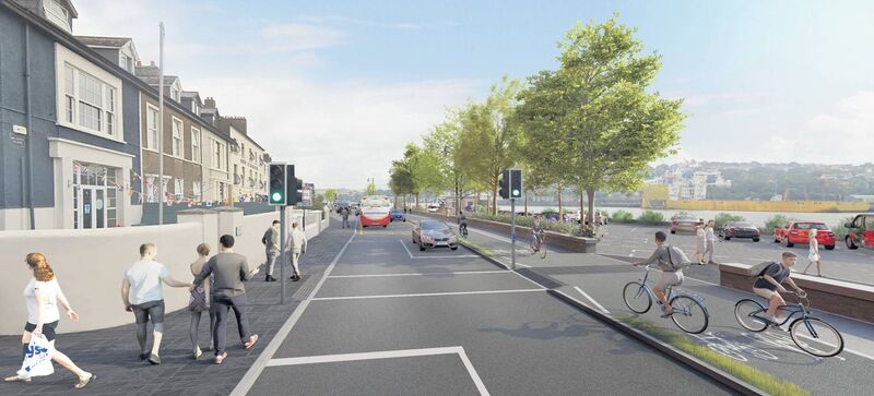  Images of the scheme proposed for Monkstown in Cork Harbour.