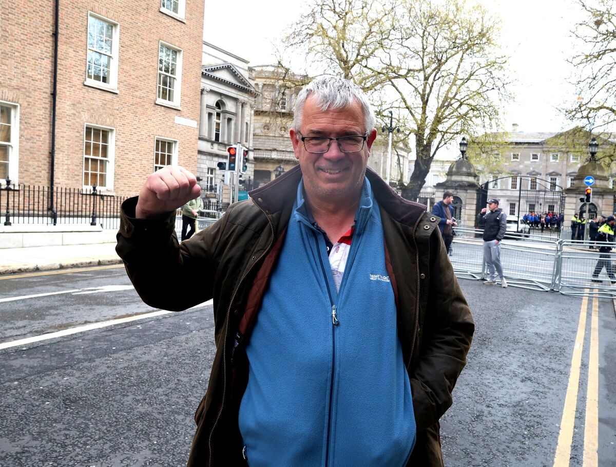 James Geoghegan’s content resonated as a personal, emotional testimony. Picture: Collins