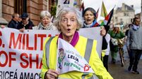 Lelia Doolan, 91, completes 220km protest walk against US military's use of Shannon Airport