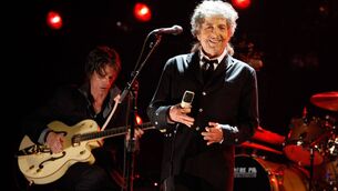 <p class="contextmenu internal_Caption">Bob Dylan at an awards ceremony in 2012. His ‘Letters from the Grave’ page has many feeling puzzled. <span class="contextmenu emphasis CaptionCredit"> 	Picture: Christopher Polk/Getty</span>
            </p>