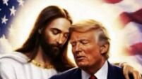 Leo issues message of unity as Trump shares AI image of himself being held by Jesus