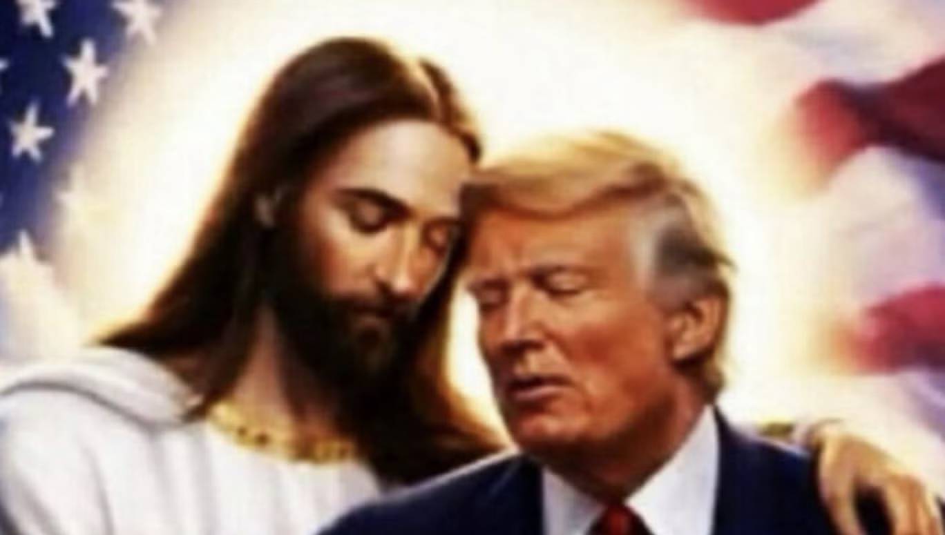Pope Leo issues message of unity as Trump shares AI image of himself being held by Jesus