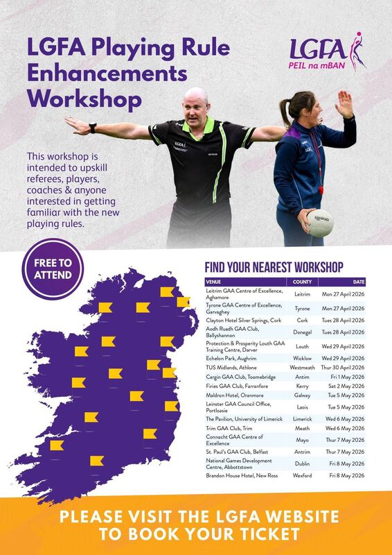 LGFA will run workshops nationwide on the rule enhancements. LGFA will run workshops nationwide on the rule enhancements.