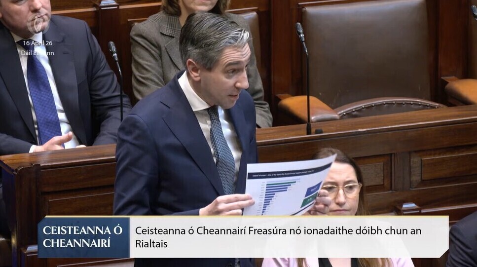Simon Harris admits Ireland is relying on 'dirty fossil fuels'