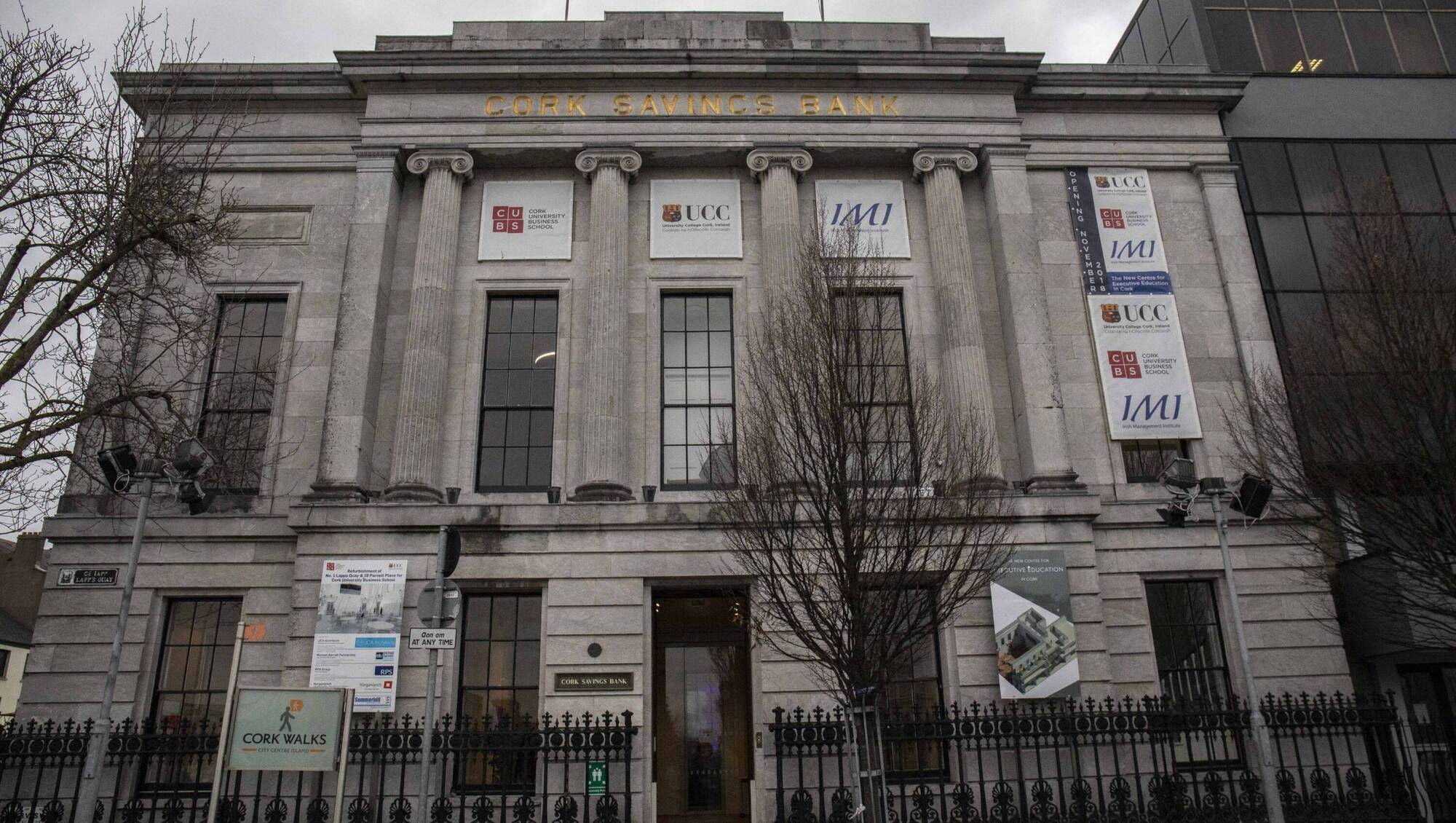 The former Cork Savings Bank building, which housed the Irish Management Institute (IMI) programmes. 	Picture: Clare Keogh 