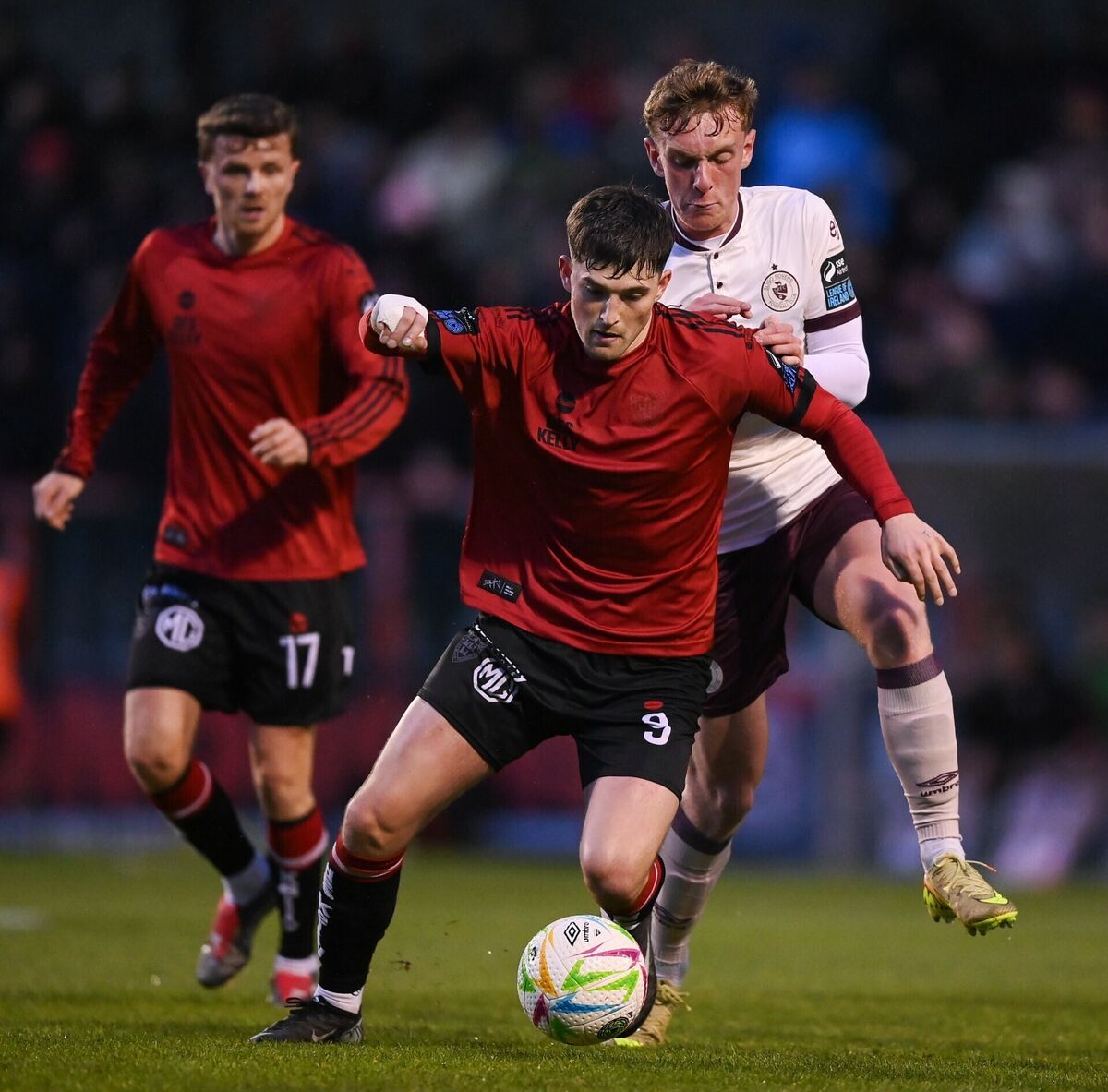 Colm Whelan of Bohemians in action against Daire Patton of Sligo Rovers. Picture: Stephen McCarthy/Sportsfile