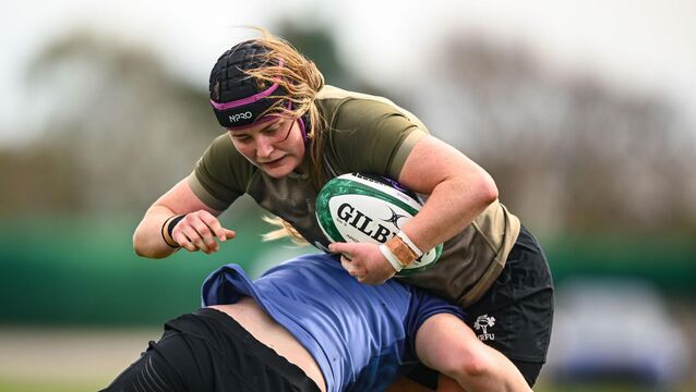 <p>TARGETING HOME WINS: Fiona Tuite during an Ireland Women's Rugby squad training session at the IRFU High Performance Centre. Picture: Shauna Clinton/Sportsfile</p>