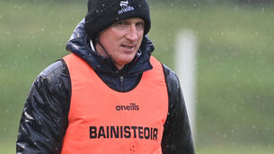 <p>Cork minor hurling manager Donal Mulcahy against Waterford during the Electric Ireland Munster MHC at Fraher Field. Picture; Eddie O'Hare</p>