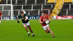<p>Cork’s Odhran Foley tries to get away from Kerry's Daniel Kirby at SuerValu Páirc Uí Chaoimh. Picture by Noel Sweeney</p> <p>Cork’s Odhran Foley tries to get away from Kerry's Daniel Kirby at SuerValu Páirc Uí Chaoimh. Picture by Noel Sweeney</p>