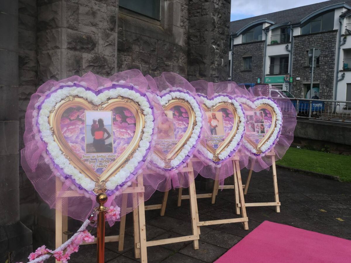 The funeral of Scarlett Faulkner at St Munchin’s church in Limerick On Friday, April 17. Picture: Brendan Gleeson