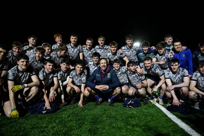Actor Chris O'Dowd with the Roscommon U20's Team at the Boyle GAA club in Boyle, Roscommon. Picture: by David Fitzgerald/Sportsfile