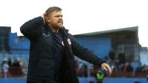<p>DUFF LOVE: Damien Duff after a match in charge of Shelbourne. Pic: ©INPHO/Bryan Keane</p>
