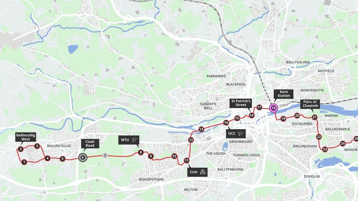 Cork Luas could arrive by 2036 — but costs have surged to as much as €2.5bn