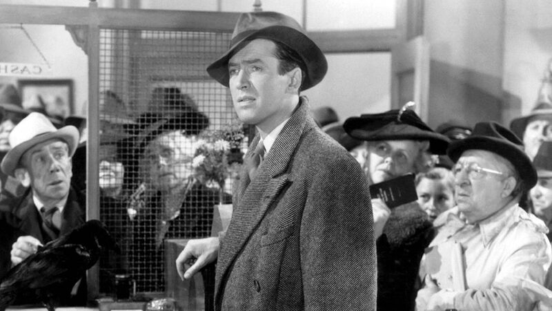 James Stewart in It's A Wonderful Life. 