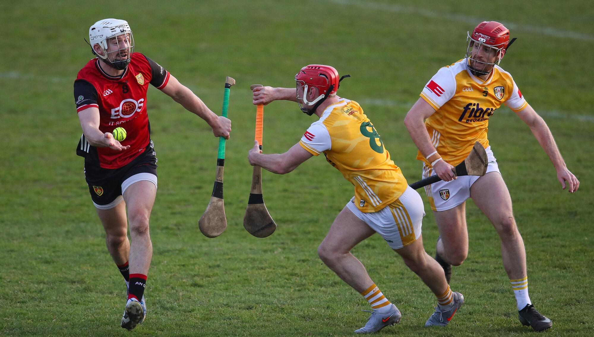 Last gasp Donal Hughes goal gives Down win over Antrim in Joe McDonagh Cup