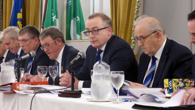 Munster GAA CEO Kieran Leddy, second from right 