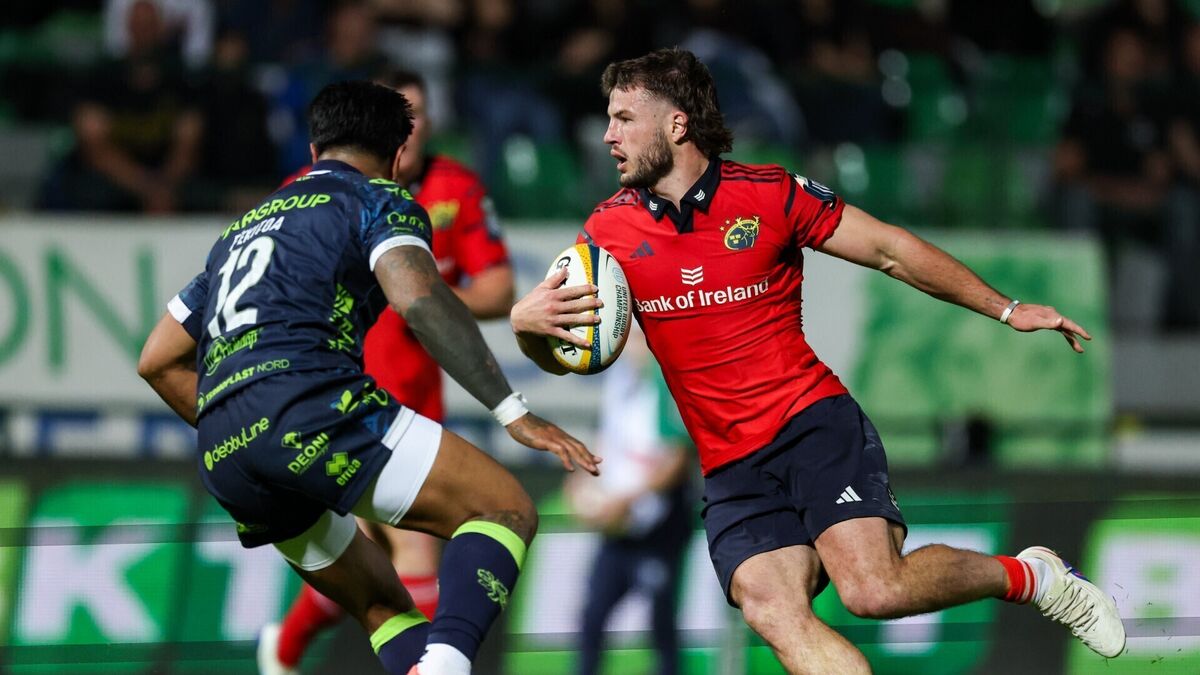 Nankivell leads the way as Munster run riot against Benetton