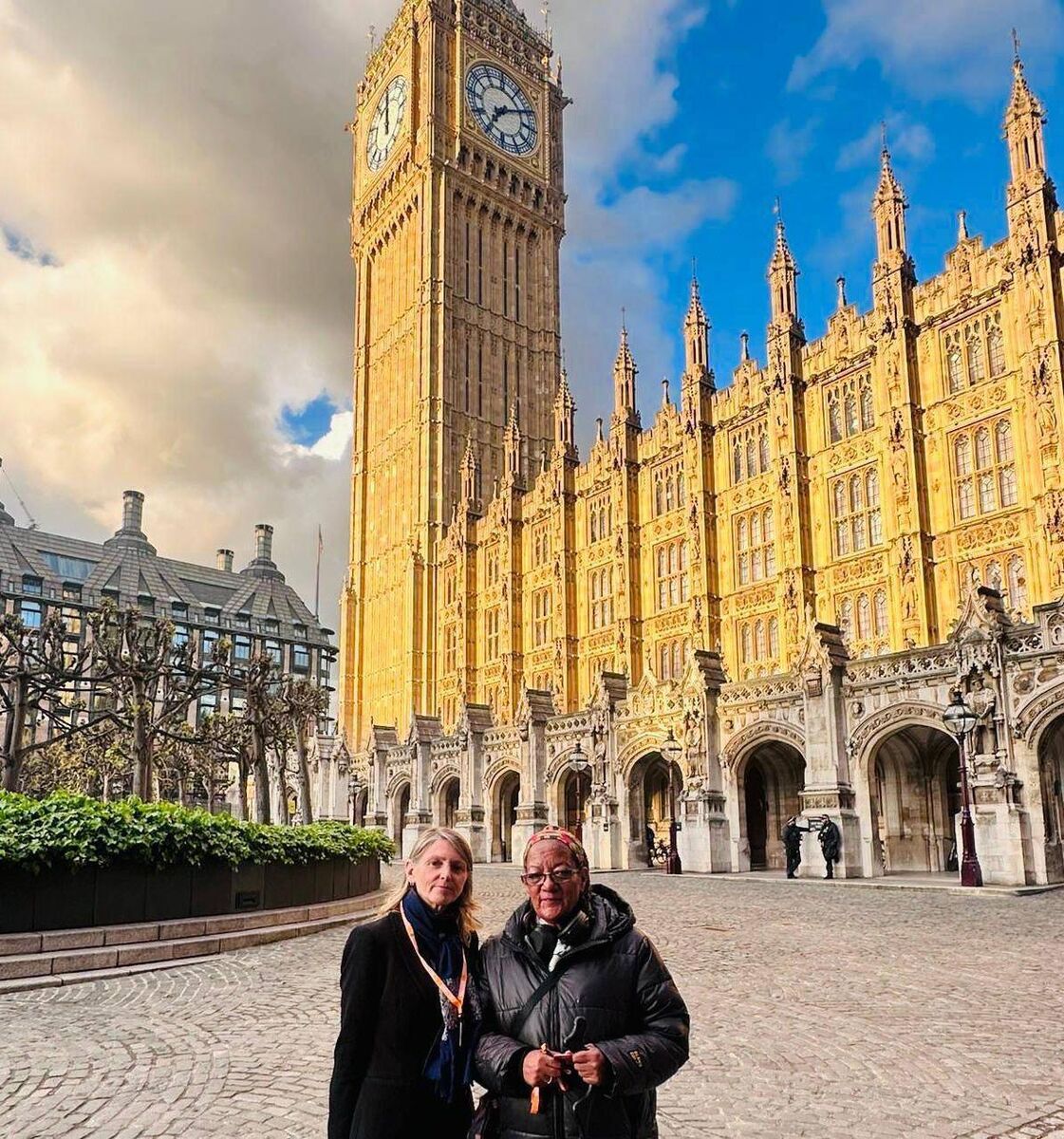 Human rights barrister Caoilfhionn Gallagher and Rosemary Adaser at Westminster in London. They are leading a campaign to ensure survivors of Irish mother and baby homes now living in the UK are not effectively penalised for redress paid by the Irish Government. File picture