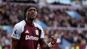 <p>BIG WIN: Aston Villa's Tammy Abraham celebrates scoring the winner. Pic: Joe Giddens/PA Wire.</p>
