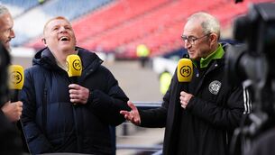 <p>WE MEET AGAIN: Dunfermline manager Neil Lennon speaks to Celtic manager Martin O'Neill after the Scottish Gas Men's Scottish Cup Semi-Final. Pic: Andrew Milligan/PA Wire.</p>