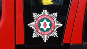 <p>Northern Ireland Fire and Rescue Service received a call about the incident shortly after 8pm on Sunday (PA)</p>