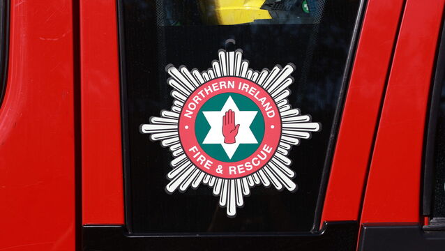 <p>Northern Ireland Fire and Rescue Service received a call about the incident shortly after 8pm on Sunday (PA)</p>