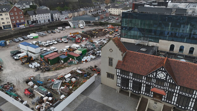 <p>The exterior of the Beamish &amp; Crawford Brewery Counting House in late 2025, originally planned for the long-awaited event centre for Cork. In 2016, then taoiseach Enda Kenny turned the sod, but the project stalled thereafter. Picture Larry Cummins</p>