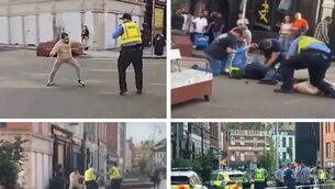 <p>Special Criminal Court has previously heard Khan shouted 'Alluha Akbar' ('God is Great') when he attacked two gardaí from behind as they walked along a street in Dublin city centre on July 29, 2025.</p>