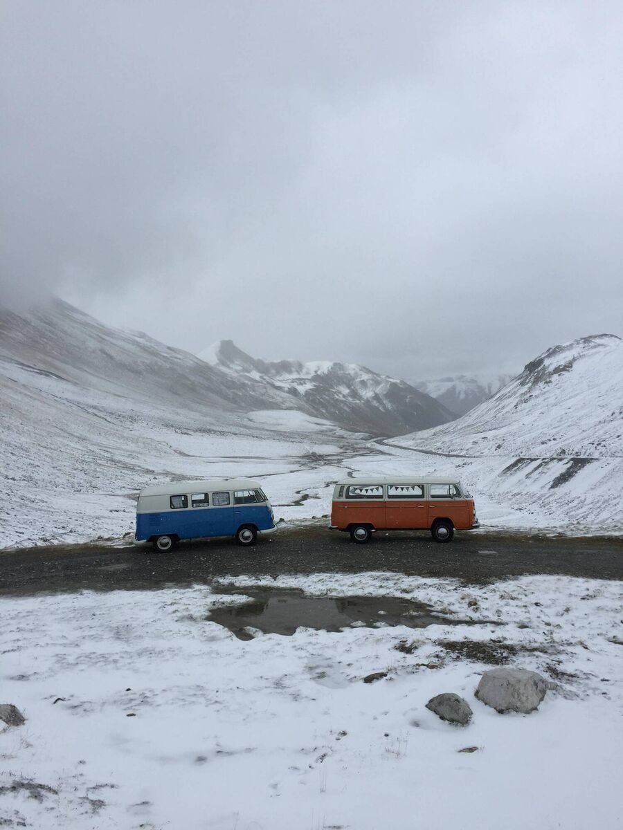 Martha Timlin reaches the top of the Swiss Alps. Martha Timlin reaches the top of the Swiss Alps.