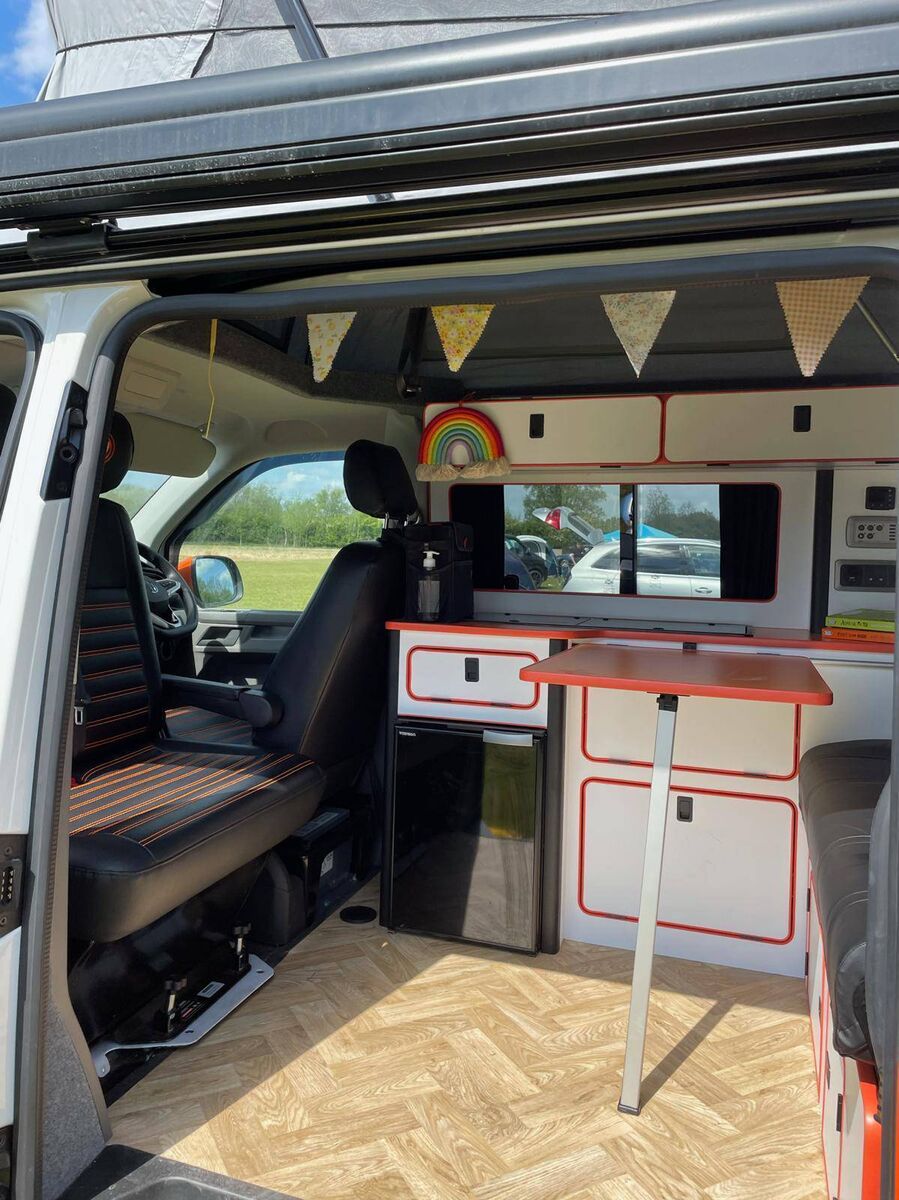 A look inside Emma Finnigan's iconic VW. A look inside Emma Finnigan's iconic VW.