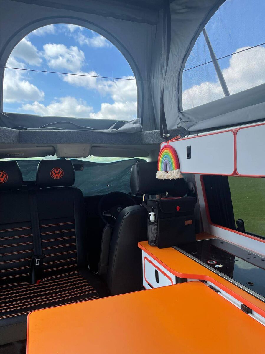 Waking up to an open sky is a highlight of vanlife for Emma Finnigan.
