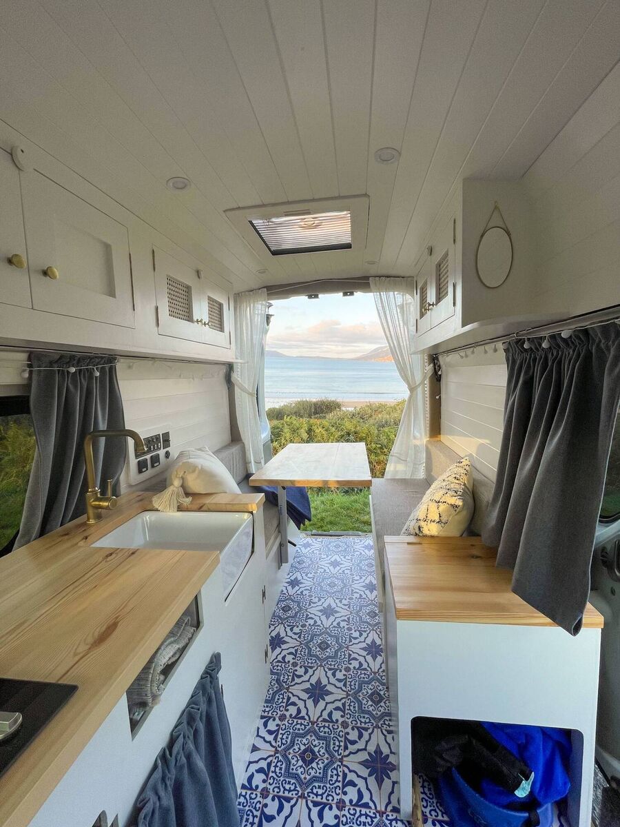 A look inside Niamh Donoghue's home-on-wheels. A look inside Niamh Donoghue's home-on-wheels.