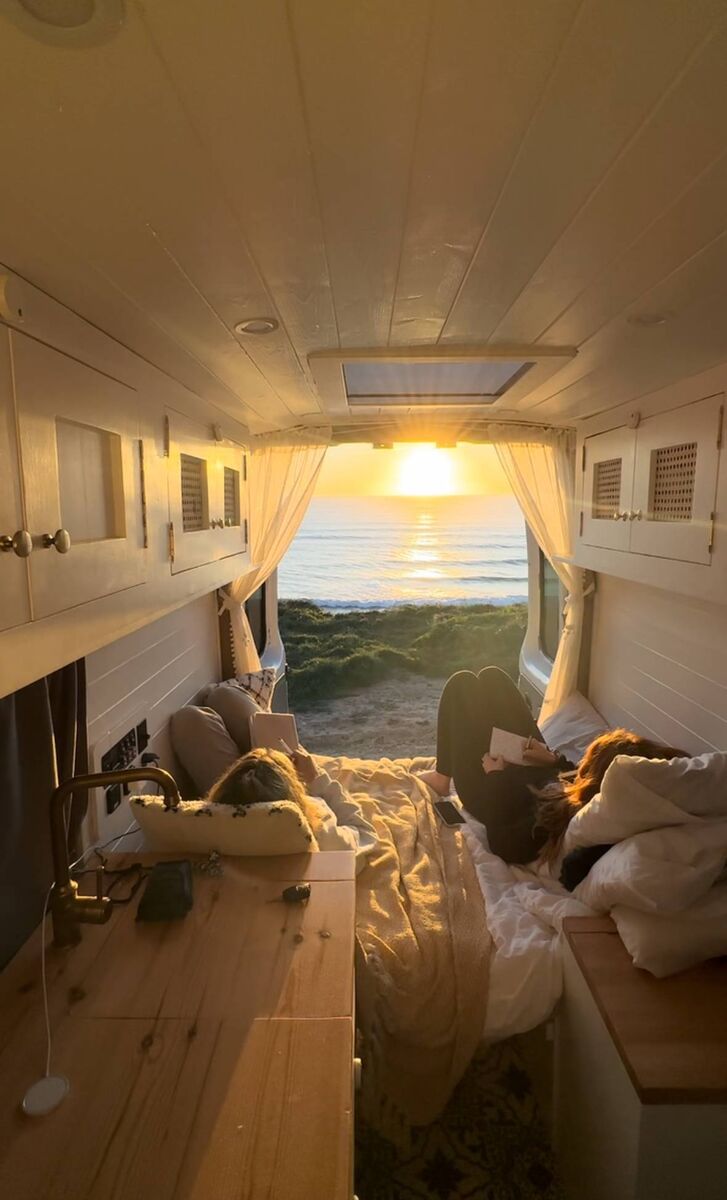 Niamh Donoghue wakes up to welcome the sunrise.