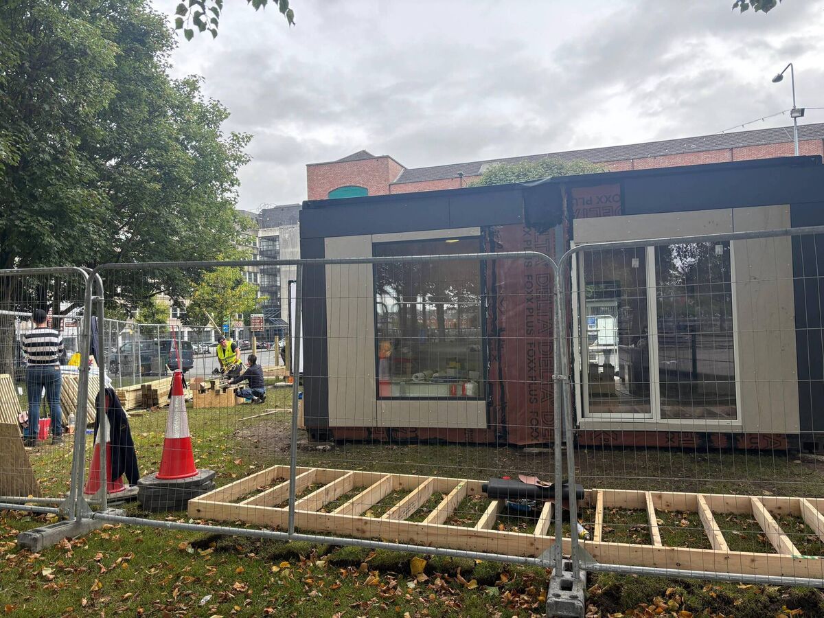 Two modular homes were installed in Limerick City last year to showcase what the delivery of affordable housing could look like. File pcture: Manon Gilbart