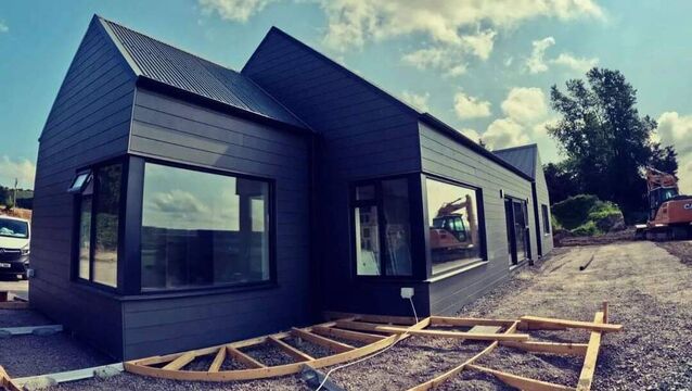 <p>Work in progress on a modular home at Big Man Tiny Homes in Bandon, Co Cork. File picture</p>