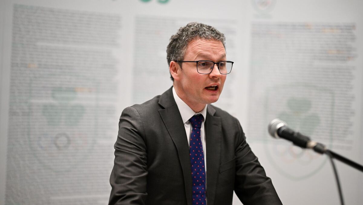 Communications minister Patrick O'Donovan's remarks about RTÉ's media coverage of the fuel protests were described as 'sinister and deeply disturbing'. Picture: David Fitzgerald/Sportsfile