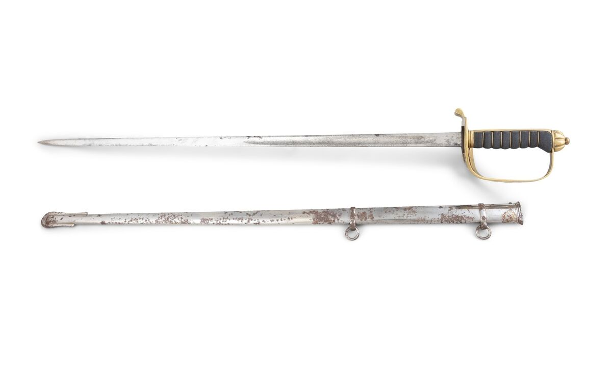 The sword presented to Major James Fitzmaurice, co-pilot of the Junkers W33 Bremen, which made the first east-west trans Atlantic Crossing in 1928.