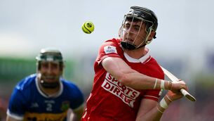 <p>Between Darragh Fitzgibbon's eighth minute strike and the game restarting, communicating that the ball had gone wide took 99 seconds. Pic: Brendan Moran/Sportsfile</p>