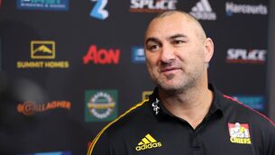 <p>Roger Randle, who previously worked with Munster head coach Clayton McMillan at the Chiefs, is set to replace Mike Prendergast as the province's attack coach. Pic: Michael Bradley/Getty Images</p>