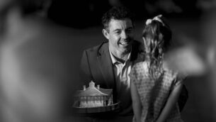 <p>POPPY PLAY: Rory McIlroy with his daughter Poppy after the Green Jacket Ceremony at the Masters at Augusta National. Pic: Jared C. Tilton/Getty Images)</p>