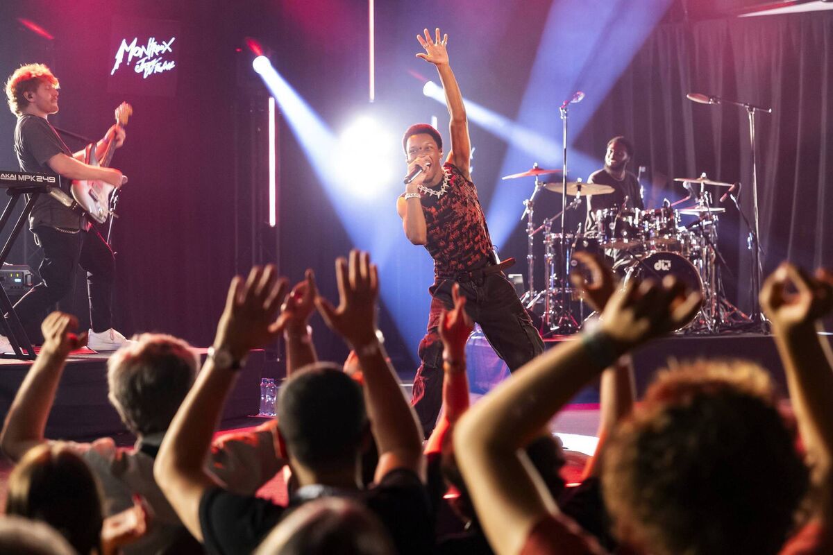 David Anthony Burke aka D4vd performs at the Montreux Jazz Festival in Switzerland in 2024. File picture: Cyril Zingaro/AP